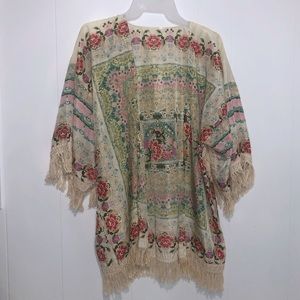 Floral Boho Kimono wrap